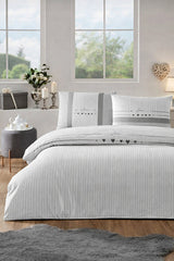 Double Duvet Cover Set - Love Hearts Design, 200x220cm