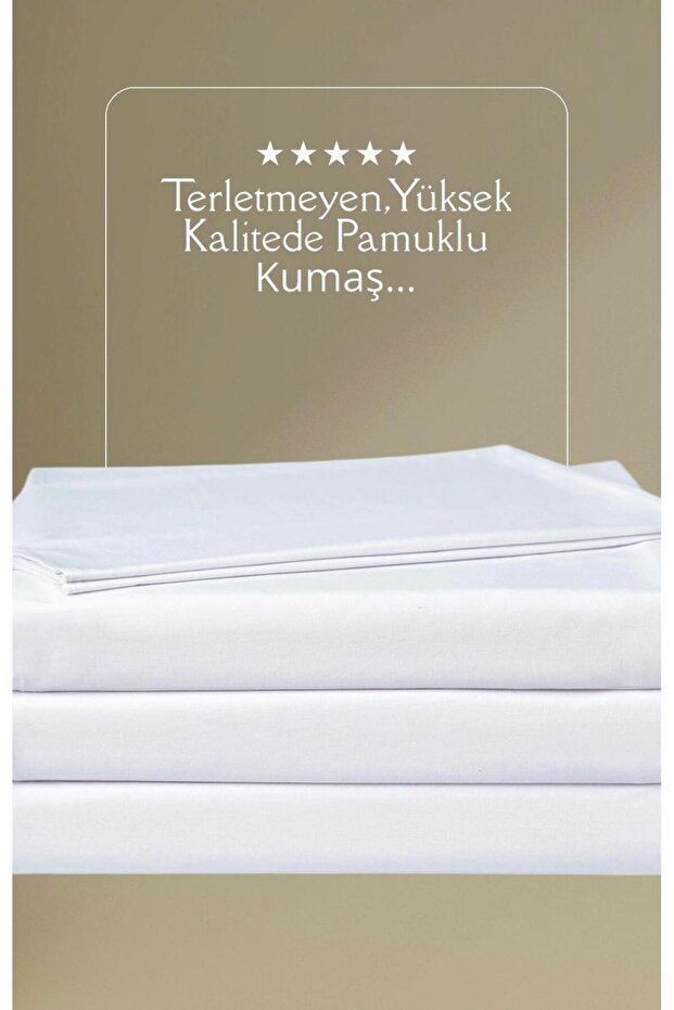 Crown Piped Double Duvet Cover Set - 4 Pieces