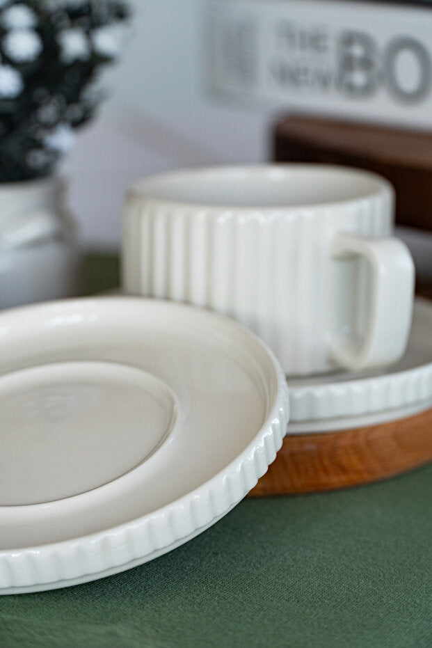 Farika Professional Saturn Porcelain Tea Cup Set - 4 Pieces