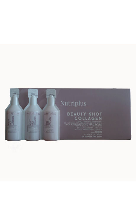 Nutriplus Beauty Shot Collagen - 12 Vials, Cranberry