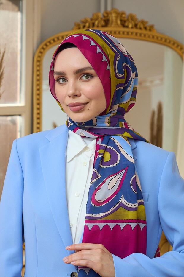 Summer Sparkle Collection Soft Shawl - Night Blue Golden
