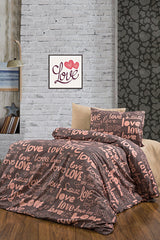 Love Single Duvet Cover Set - 160x220cm, 3-Piece