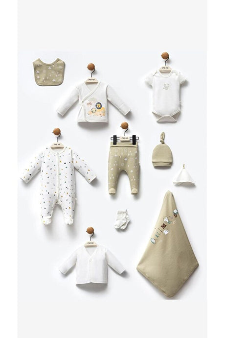 Newborn 10-Piece Premium Lion Hospital Exit Baby Set