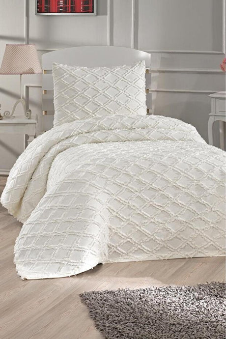 Single Cream Pique Set - 2 Pieces for Cozy Comfort