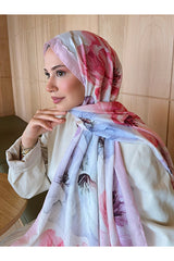 Patterned Bamboo Crinkle Shawl - Stay-Put, Lightweight & Trendy