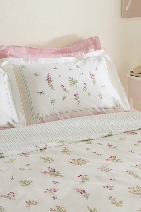 Le Mans 100% Cotton Double Floral Duvet Cover Set
