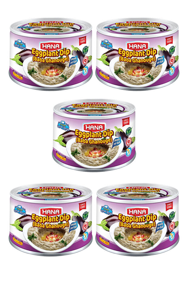 Eggplant Dip (Baba Ghanouge) - 400g x 5 Cans