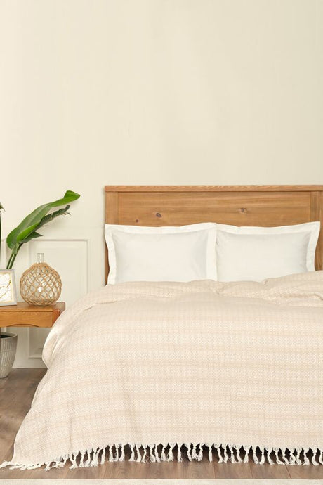 Destina Beige Double Multi-Purpose Cover - 200x220 cm