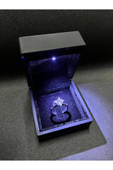 Solitaire Ring in Lighted Box - Perfect Proposal & Valentine's Gift