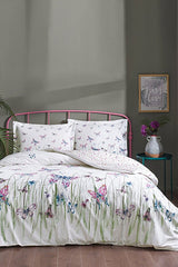 Papilio Double Duvet Cover Set - Butterfly & Floral Design
