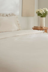 Pure Ruffle 100% Cotton Double Duvet Cover Set - 200x220 cm
