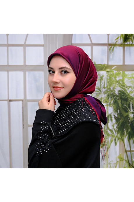 Silky Fringed Viscose Scarf
