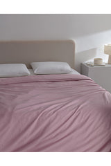 Manon 100% Cotton Ranforce Double Duvet Cover - Light Plum
