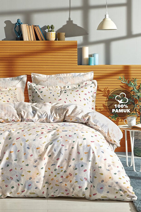 Nimbus Double Duvet Cover Set - 100% Cotton, 4-Piece