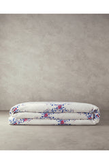 Floral Slice Double Bedspread - Dark Blue Cotton Pike