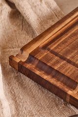Acacia Wood Serving Board - Elegant 28x19 cm Presentation Tray
