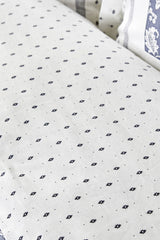 Celerina Blue 100% Cotton Double Duvet Cover Set