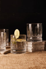 Lisboa Short Drinking Glasses - 4-Piece Set, 220ml Capacity
