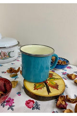 Professionelle Emaye Markt Emaille Kaffee- und Campingbecher - 9 cm