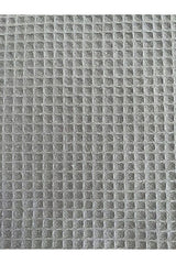 مفرش سرير فردي من القطن العضوي 100% بنسيج الوافل