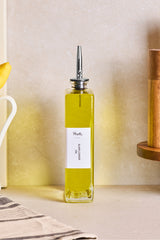 500ml Glass Oil Dispenser with Silver Pourer