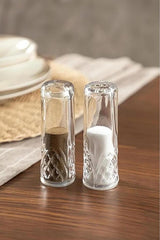 Melony Crystal Cut Glass Salt & Pepper Shaker Set, 11cm (2-Pack)