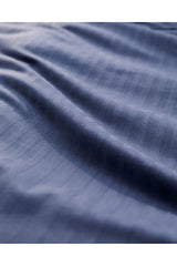 Adrien Double Striped Navy Blue Duvet Cover Set
