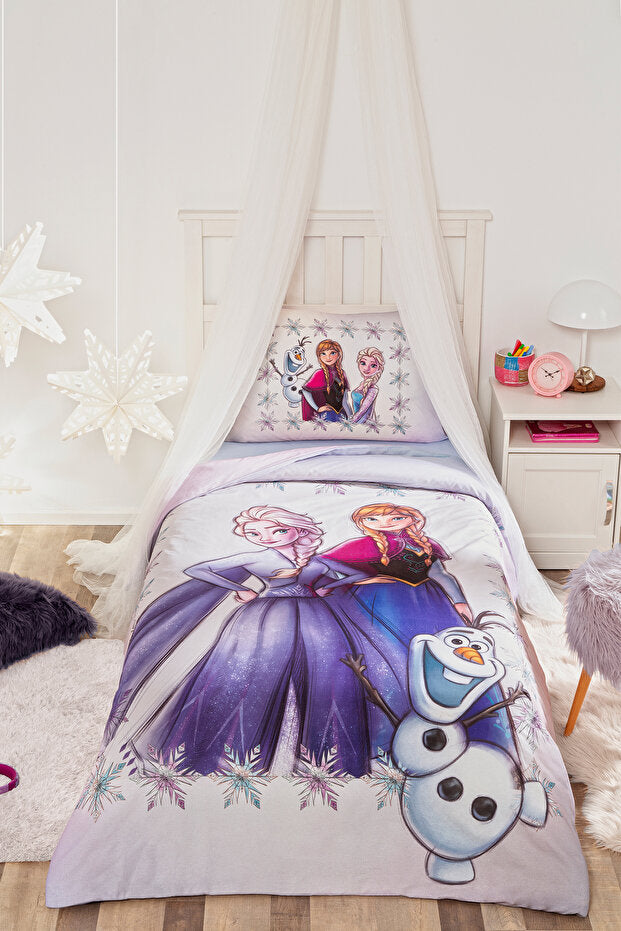 Disney Frozen Single Size 100% Cotton Bedding Set