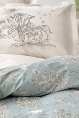 Aster Single Ranforce Duvet Cover Set - Safari Print
