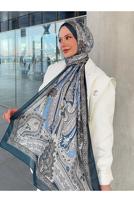 Retro Pattern Cotton Shawl - Soft & Lightweight ()