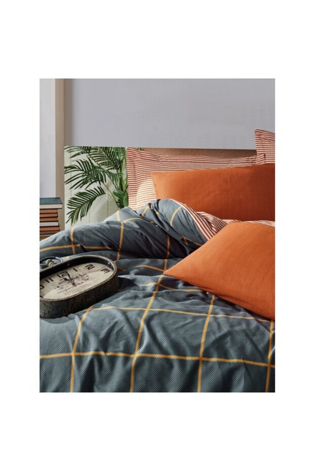 Modern Double Duvet Cover Set - 100% Cotton Ranforce