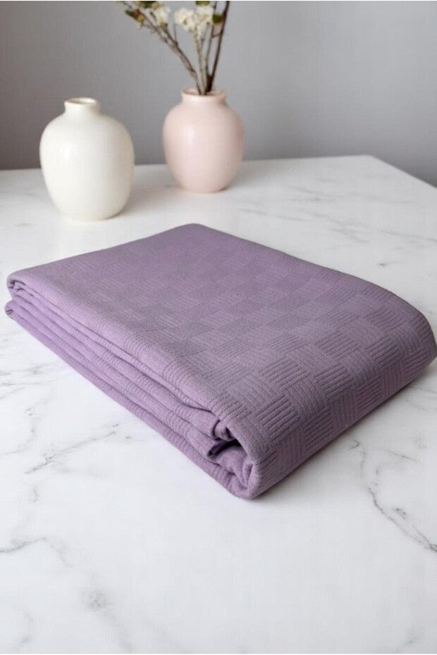 100% Organic Cotton Single Pike - Checkered Design