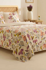 Piko Double Duvet Cover Set - Floral Design, 4-Piece