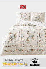 Ranforce Double Duvet Cover Set - Hilarie Floral Design