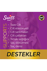 Integratore Swiss Bork per Capelli, Pelle e Unghie - Complesso di Collagene, 30 Capsule Vegetali