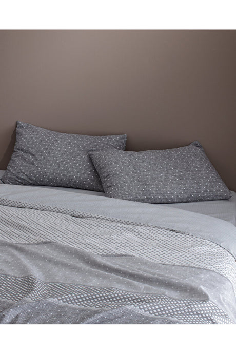 Hugo Double Printed Cotton Blend Duvet Cover Set