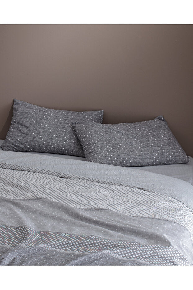 Hugo Double Printed Cotton Blend Duvet Cover Set