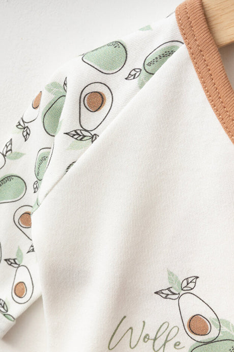Avocado Print Newborn Baby Outfit Set - 5 Pieces, 0-3 Months