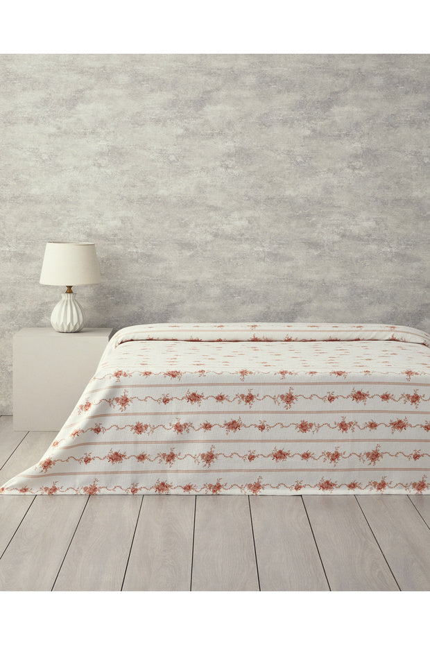 Flower Line Single Bed Pike - 150x220 cm Floral Design