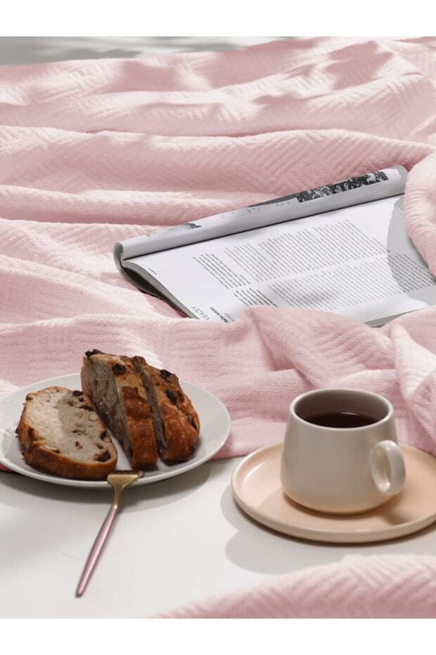 100% Organic Cotton Single Pike Bedspread - Checkered