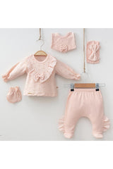 Newborn Hospital Exit Romper Set - 5-Piece Organic Cotton