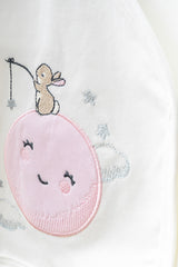 Little Rabbit Newborn 5-Piece Pink Cotton Hospital Exit Set
