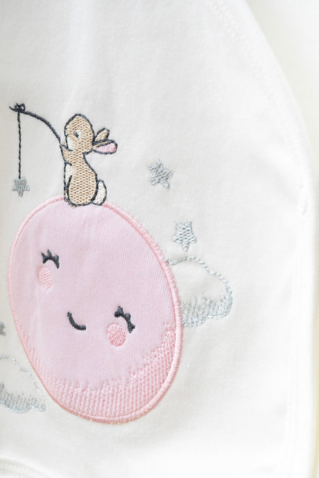 Little Rabbit Newborn 5-Piece Pink Cotton Hospital Exit Set