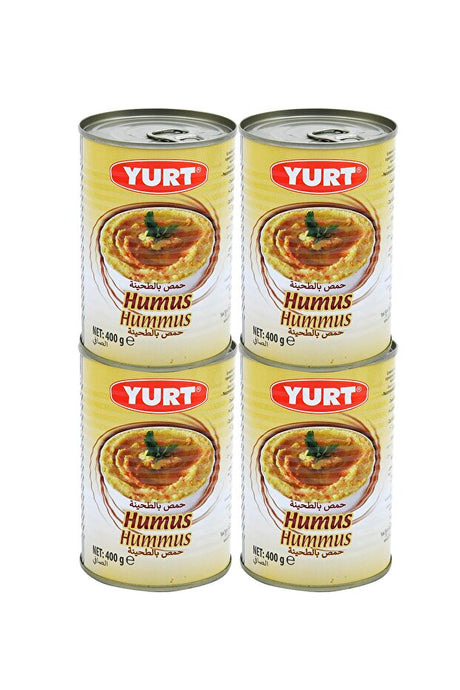Creamy Hummus with Tahini - 400g x 4 Cans Multipack