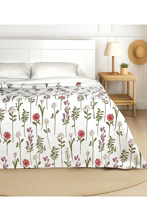Fleur Single Pike - Cotton Blend Floral Quilt 160x230cm