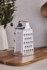 Multi-Purpose Box Grater - 20 cm Ergonomic Stainless Steel