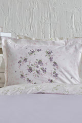 Nevra Double Piqué Summer Bedding Set - 100% Cotton Lilac