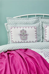 Bahiti Double Size 100% Cotton Duvet Cover Set with Pique