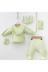 Newborn 5-Piece Baby Outfit Set - Soft Organic Cotton 0-3 Months