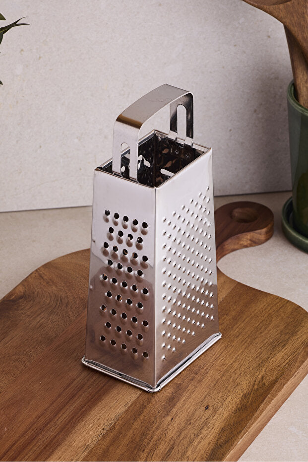 20 cm 4-Sided Stainless Steel Box Grater for Cheese & Vegetables